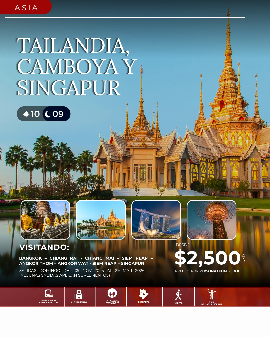 TAILANDIA CAMBOYA Y SINGAPUR FLYER